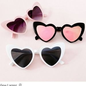 Black Heart Eye Bride Tribe Sunglasses